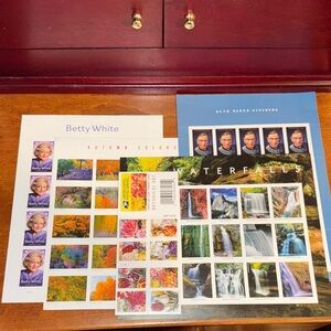 5 Different Books of Forever Stamps